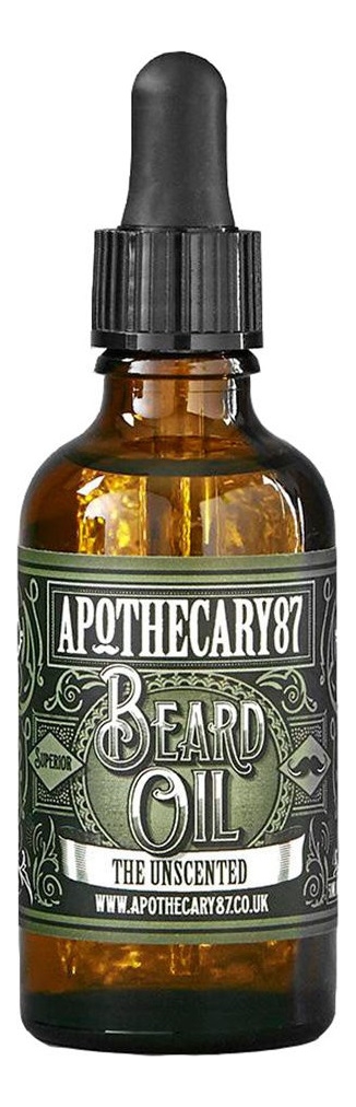 Apothecary 87 масло для бороды Beard Oil The Unscented без аромата