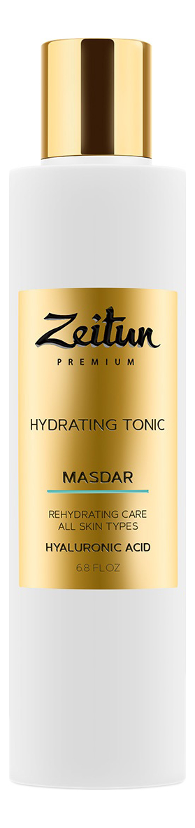 Увлажняющий тоник для лица с гиалуроновой кислотой Premium Masdar Hydrating Tonic 200мл тоник для лица с гиалуроновой кислотой для всех типов кожи zeitun masdar hydrating tonic 200 мл