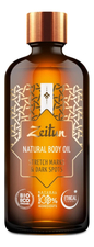 Zeitun Выравнивающее масло для тела против растяжек и пигментации Natural Body Oil 100мл (лимон, ростки пшеницы)