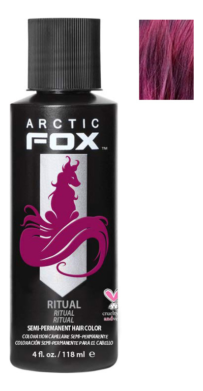 

Краска для волос Semi Permanent Hair Dye 118мл: Ritual, Краска для волос Semi Permanent Hair Dye 118мл