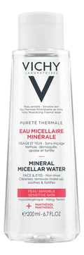 Мицеллярная вода с минералами для чувствительной кожи Purete Thermale Aqua Micelar Mineral