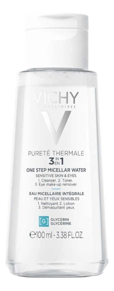 

Мицеллярная вода с минералами для чувствительной кожи Purete Thermale Aqua Micelar Mineral: Вода 100мл, Мицеллярная вода с минералами для чувствительной кожи Purete Thermale Aqua Micelar Mineral