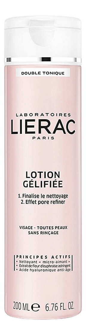 

Двойной тонизирующий гель-лосьон для очищения кожи лица Double Tonique Lotion Gelifiee 200мл