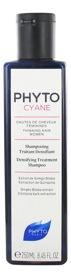Укрепляющий шампунь для волос Phytocyane Shampooing Traitant Densifiant 250мл
