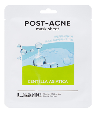 Тканевая маска с экстрактом центеллы азиатской Centella Asiatica Post-Acne Mask Sheet 25мл