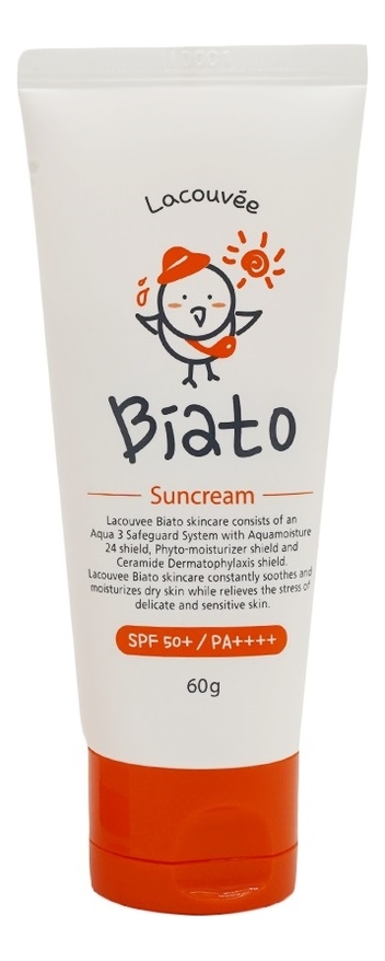 

Детский солнцезащитный крем Biato Suncream SPF50+ PA++++ 60г