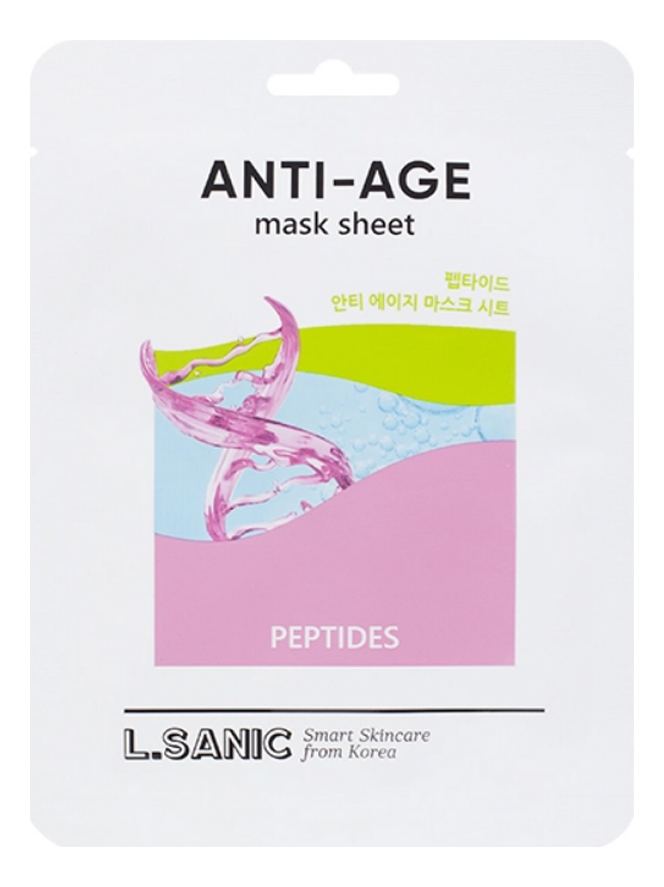 Тканевая маска для лица с пептидами Peptides Anti-Age Mask Sheet 25мл: Маска 1шт