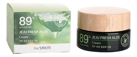 The Saem Крем для лица с экстрактом алоэ вера Jeju Fresh Aloe 89% Cream 50мл