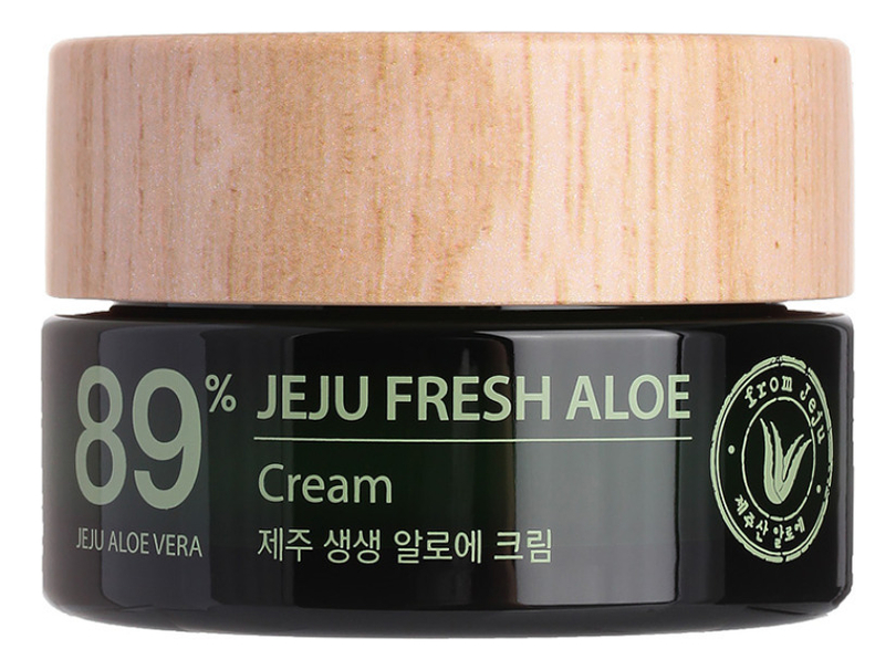 Крем для лица с экстрактом алоэ вера Jeju Fresh Aloe 89% Cream 50мл