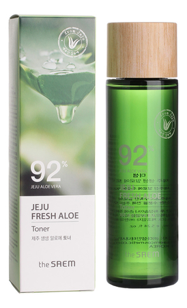 The Saem Тонер для лица увлажняющий с экстрактом алоэ вера Jeju Fresh Aloe 92% Toner 155мл