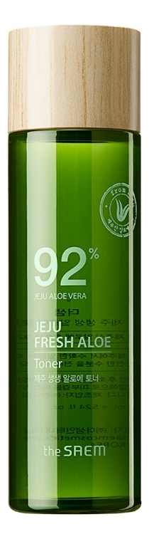 

Тонер для лица увлажняющий с экстрактом алоэ вера Jeju Fresh Aloe 92% Toner 155мл