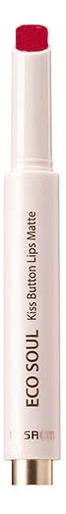 

Помада для губ матовая Eco Soul Kiss Button Lips Matte 2г: 19 Paradigm, Помада для губ матовая Eco Soul Kiss Button Lips Matte 2г