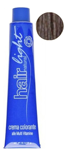 

Стойкая крем-краска для волос Hair Light Crema Colorante 100мл: 3 Темно-каштановый, Стойкая крем-краска для волос Hair Light Crema Colorante 100мл