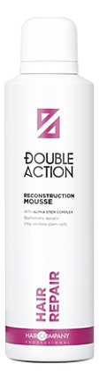 Восстанавливающий мусс для секущихся волос Double Action Reconstruction Mousse 200мл