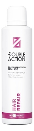 

Восстанавливающий мусс для секущихся волос Double Action Reconstruction Mousse 200мл