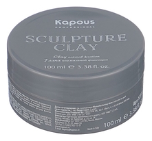 Kapous Professional Глина для укладки волос нормальной фиксации Sculpture Clay 100мл