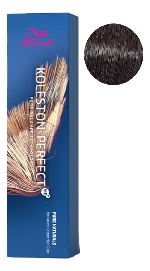 

Стойкая крем-краска для волос Koleston Perfect Color Pure Naturals 60мл: 3/0 Темно-коричневый натуральный, Стойкая крем-краска для волос Koleston Perfect Color Pure Naturals 60мл