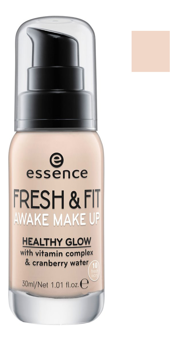 

Тональная основа Fresh & Fit Awake Make Up 30мл: 10 Fresh Ivory, Тональная основа Fresh & Fit Awake Make Up 30мл