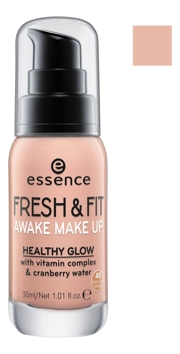 

Тональная основа Fresh & Fit Awake Make Up 30мл: 40 Fresh Sun Beige, Тональная основа Fresh & Fit Awake Make Up 30мл