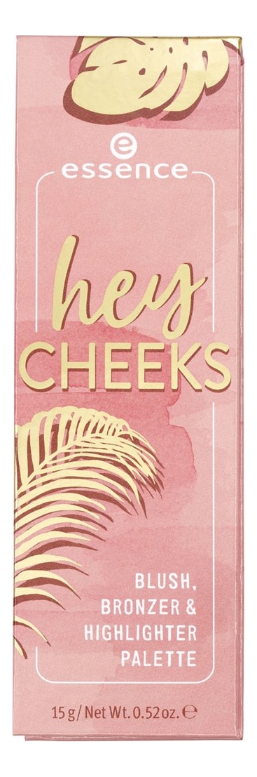 

Палетка для макияжа Hey Cheeks Blush, Bronzer & Highlighter Palette 15г