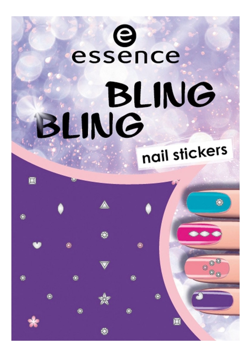 Купить Наклейки для ногтей Bling Bling Nail Stickers No01, essence