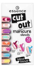 essence Наклейки для ногтей Cut Out Manicure Stencils