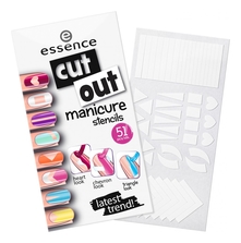 essence Наклейки для ногтей Cut Out Manicure Stencils