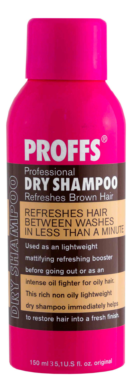 Сухой шампунь для темных волос Dry Shampoo Refreshes Brown Hair 150мл