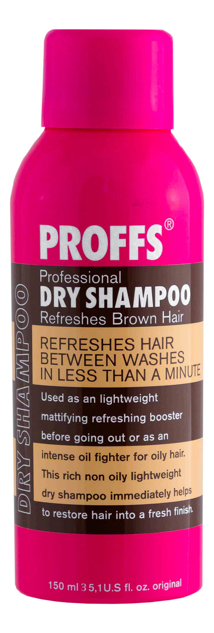 

Сухой шампунь для темных волос Dry Shampoo Refreshes Brown Hair 150мл