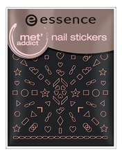 essence Наклейки для ногтей Met' Addict Nail Stickers No15