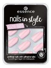 essence Накладные ногти на клейкой основе Nails In Style Glazed Nudes No08