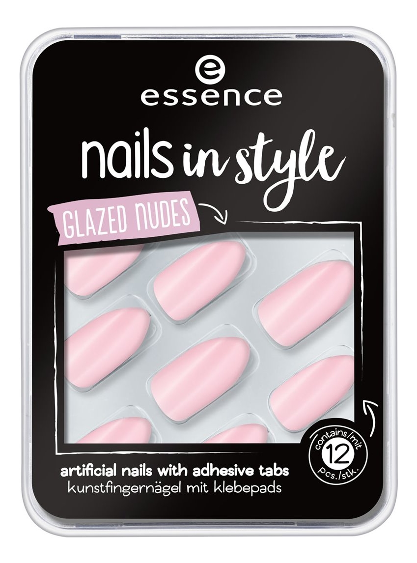 

Накладные ногти на клейкой основе Nails In Style Glazed Nudes No08