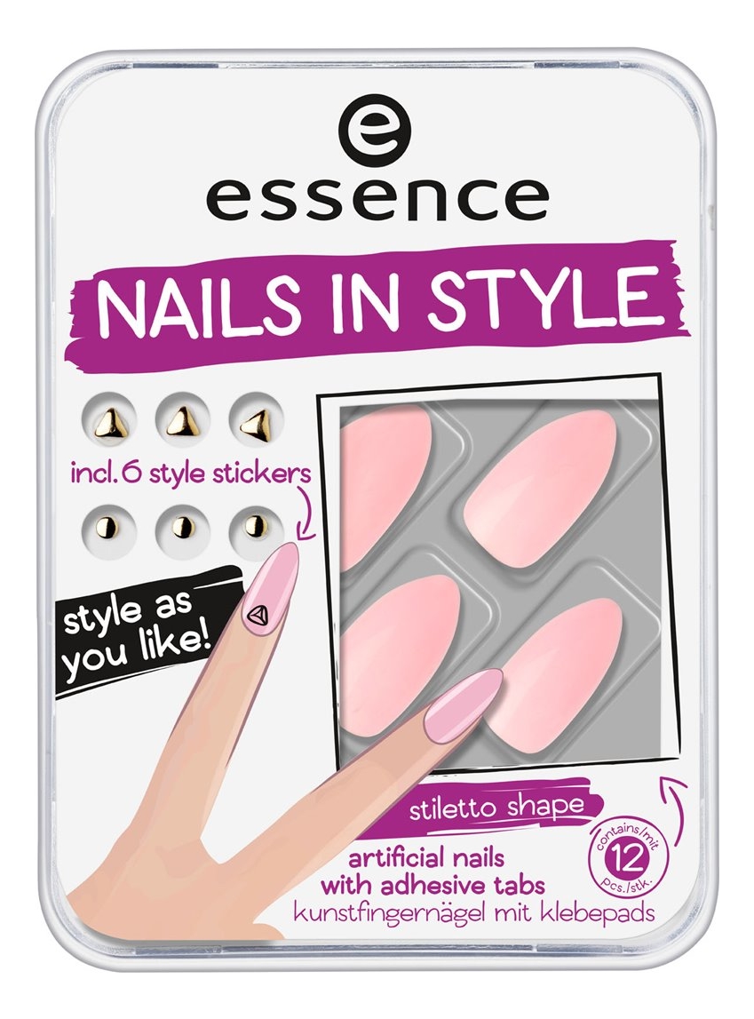 

Накладные ногти на клейкой основе Nails In Style No03