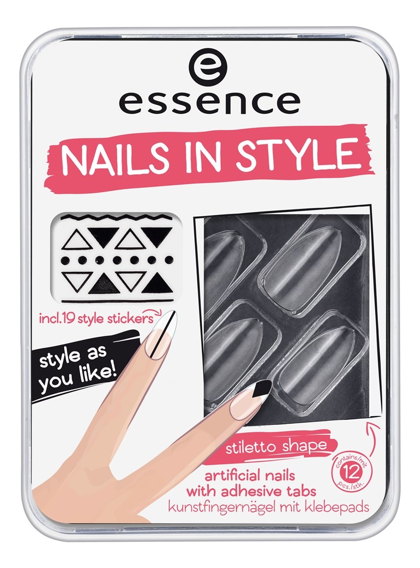 

Накладные ногти на клейкой основе Nails In Style No04