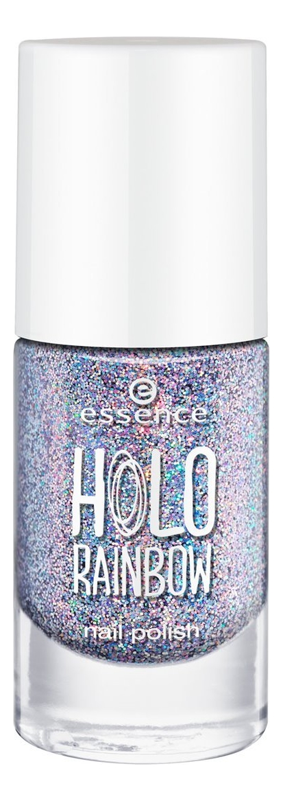 

Лак для ногтей Holo Rainbow Nail Polish 8мл: 01 Hello Holo, Лак для ногтей Holo Rainbow Nail Polish 8мл