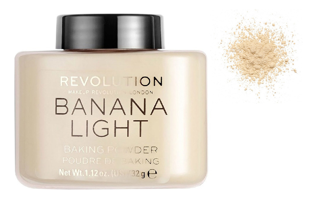 

Рассыпчатая пудра для лица Baking Powder 32г: Banana Light, Рассыпчатая пудра для лица Baking Powder 32г