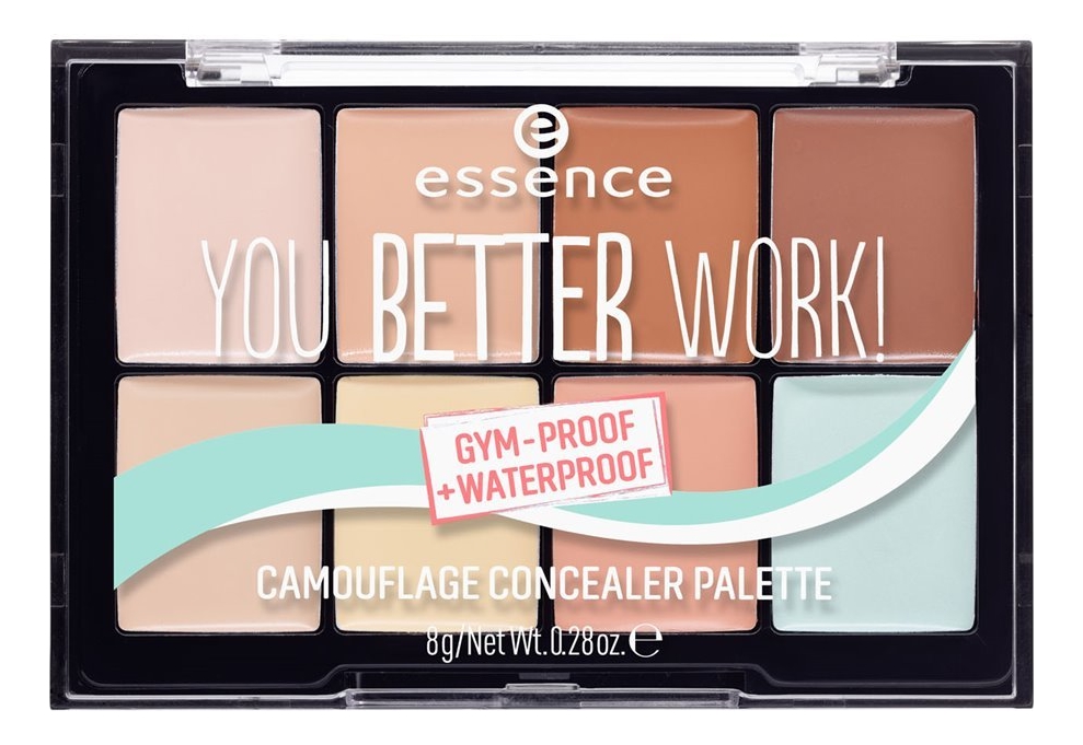 

Палетка для лица You Better Work! Gum-Proof Waterproof Camouflage Concealer Palette 8г