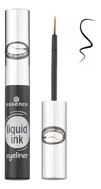 

Подводка для глаз Liquid Ink Eyeliner 3мл: 01 Black, Подводка для глаз Liquid Ink Eyeliner 3мл