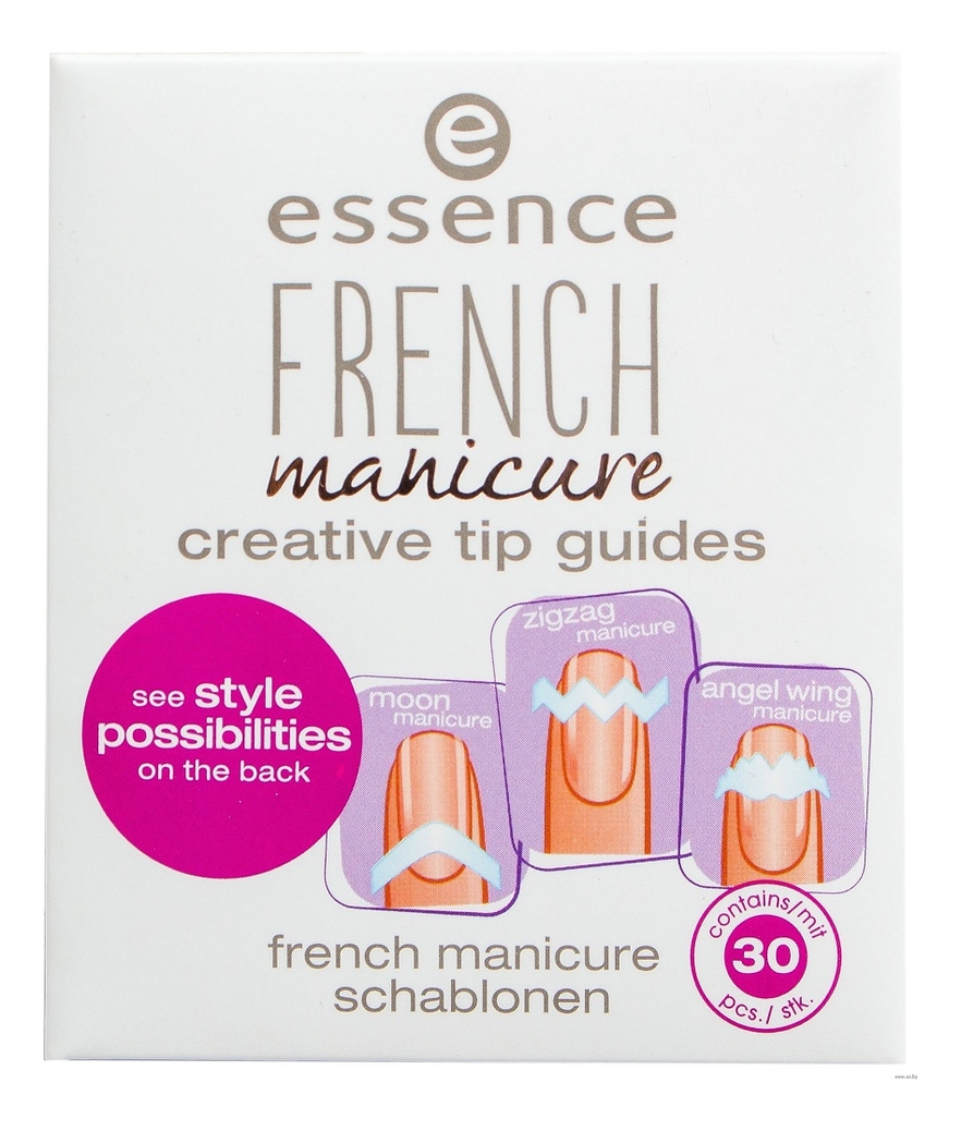 Наклейки для французского маникюра French Manicure Creative Tip Guides No02