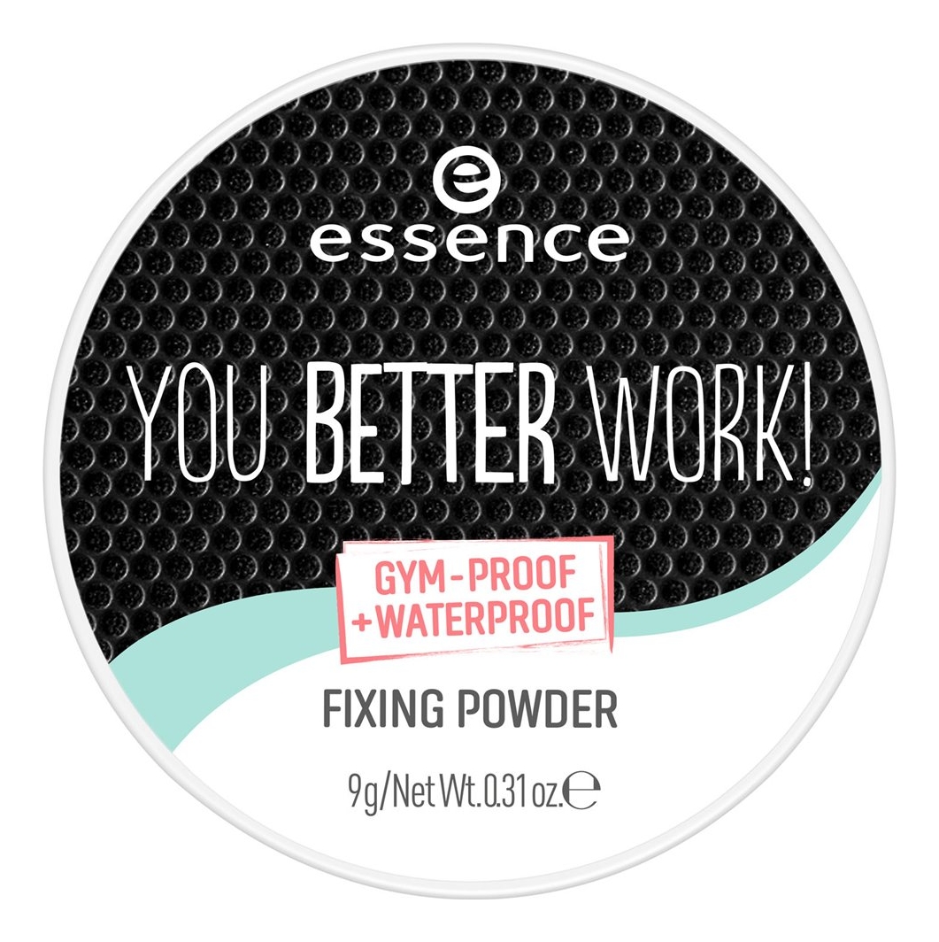 

Компактная фиксирующая пудра для лица You Better Work! Gum-Proof Waterproof Fixing Powder 9г