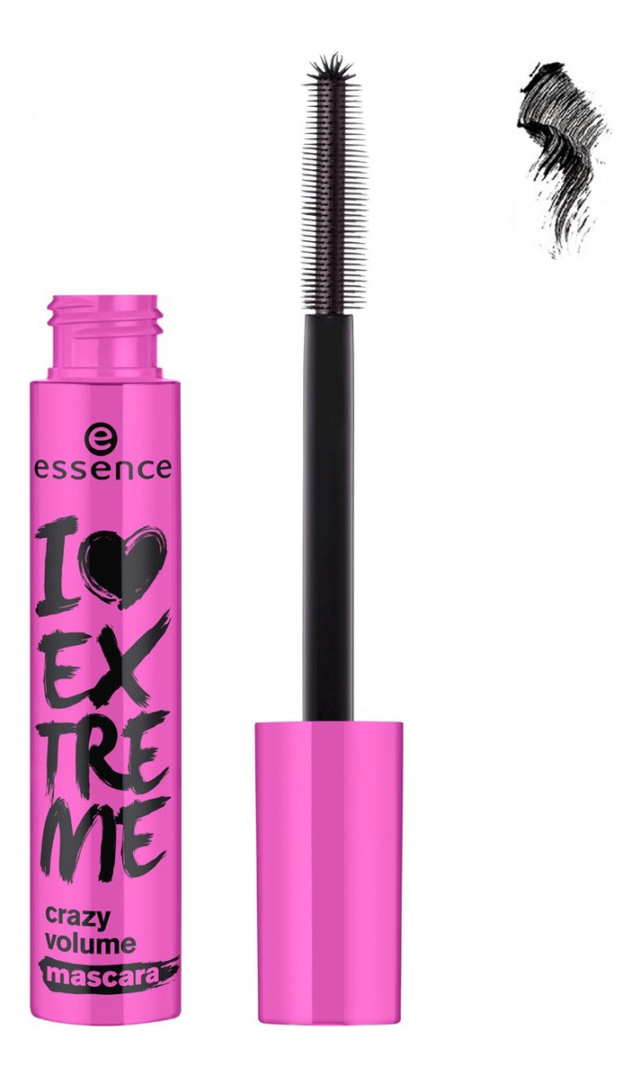 Тушь для ресниц I Love Extreme Crazy Volume Mascara 12мл: Black