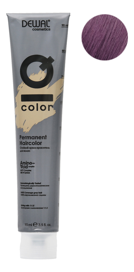 

Стойкий крем-краситель для волос на основе протеинов риса и шелка Cosmetics IQ Color Permanent Haircolor 90мл: Violet, Стойкий крем-краситель для волос на основе протеинов риса и шелка Cosmetics IQ Color Permanent Haircolor 90мл