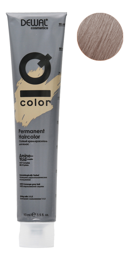 

Стойкий крем-краситель для волос на основе протеинов риса и шелка Cosmetics IQ Color Permanent Haircolor 90мл: 10.1 Extra Light Ash Blonde, Стойкий крем-краситель для волос на основе протеинов риса и шелка Cosmetics IQ Color Permanent Haircolor 90мл
