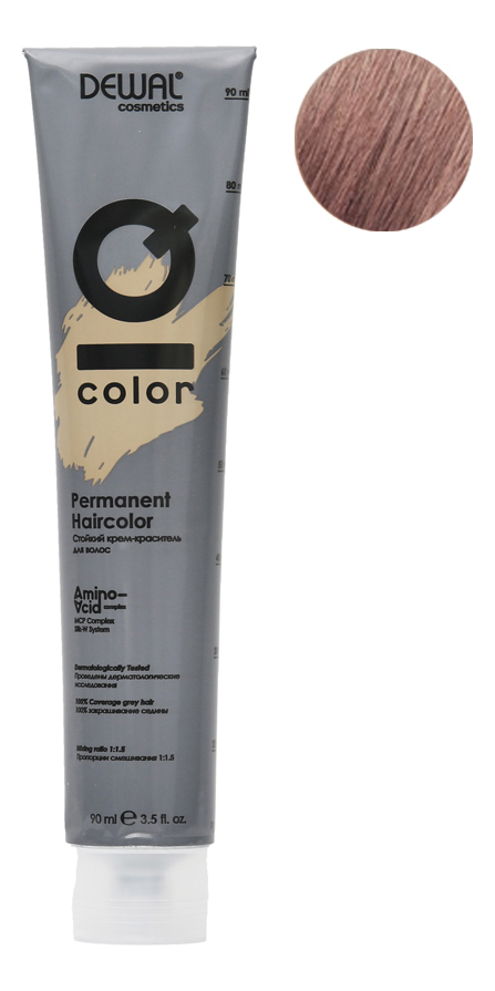 Стойкий крем-краситель для волос на основе протеинов риса и шелка Cosmetics IQ Color Permanent Haircolor 90мл: 10.12 Extra Light Ash Pearl Blonde
