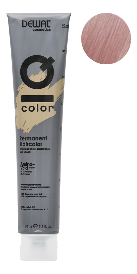 

Стойкий крем-краситель для волос на основе протеинов риса и шелка Cosmetics IQ Color Permanent Haircolor 90мл: 10.02 Extra Light Natural Pearl Blonde, Стойкий крем-краситель для волос на основе протеинов риса и шелка Cosmetics IQ Color Permanent Haircolor