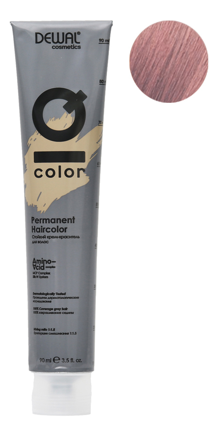 

Стойкий крем-краситель для волос на основе протеинов риса и шелка Cosmetics IQ Color Permanent Haircolor 90мл: 10.25 Extra Light Pearl Rose Blonde, Стойкий крем-краситель для волос на основе протеинов риса и шелка Cosmetics IQ Color Permanent Haircolor 90