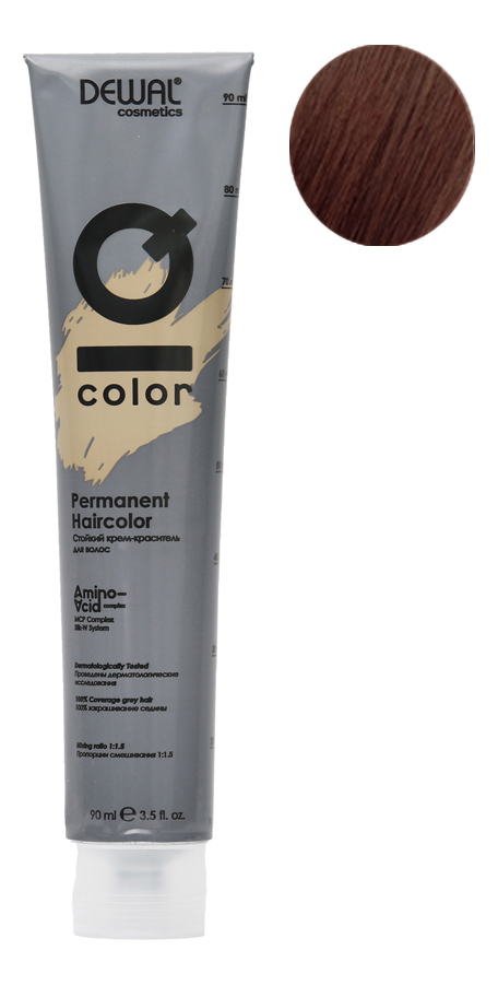 Стойкий крем-краситель для волос на основе протеинов риса и шелка Cosmetics IQ Color Permanent Haircolor 90мл: 7.32 Gold Pearl Blonde