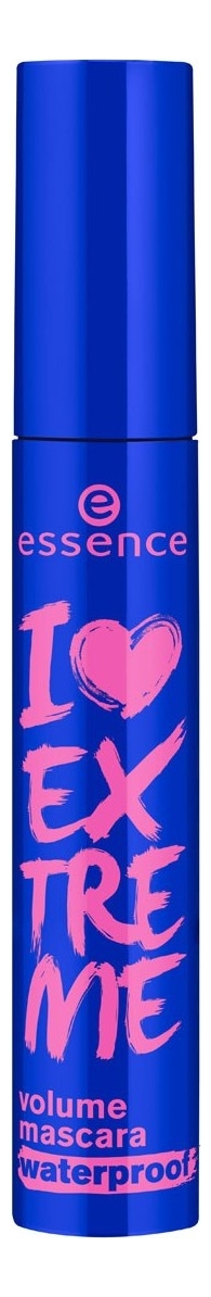 Водостойкая тушь для ресниц I Love Extreme Volume Mascara Waterproof Black 12мл