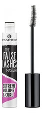 essence Тушь для ресниц The False Lashes Mascara Extreme Volume & Curl Black 10мл