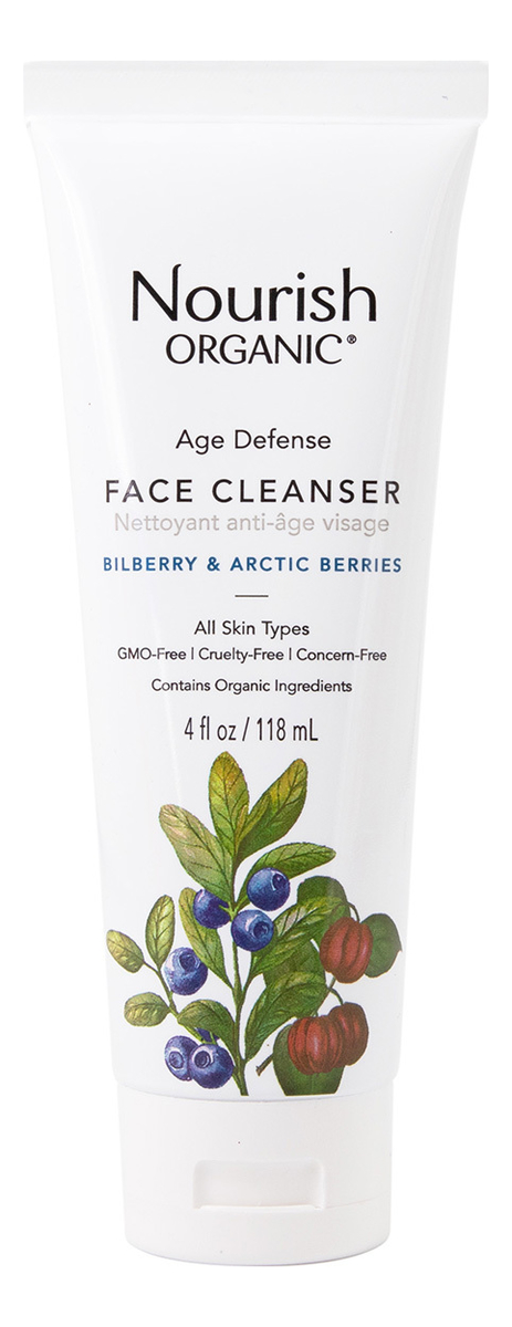 

Антивозрастной очищающий гель для умывания с экстрактом арктических ягод Organic Age Defense Face Cleanser 118мл